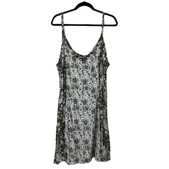 Torrid Green Floral Paisley Sleeveless Sundress Women's Plus Size 2X - Picture 1 of 8